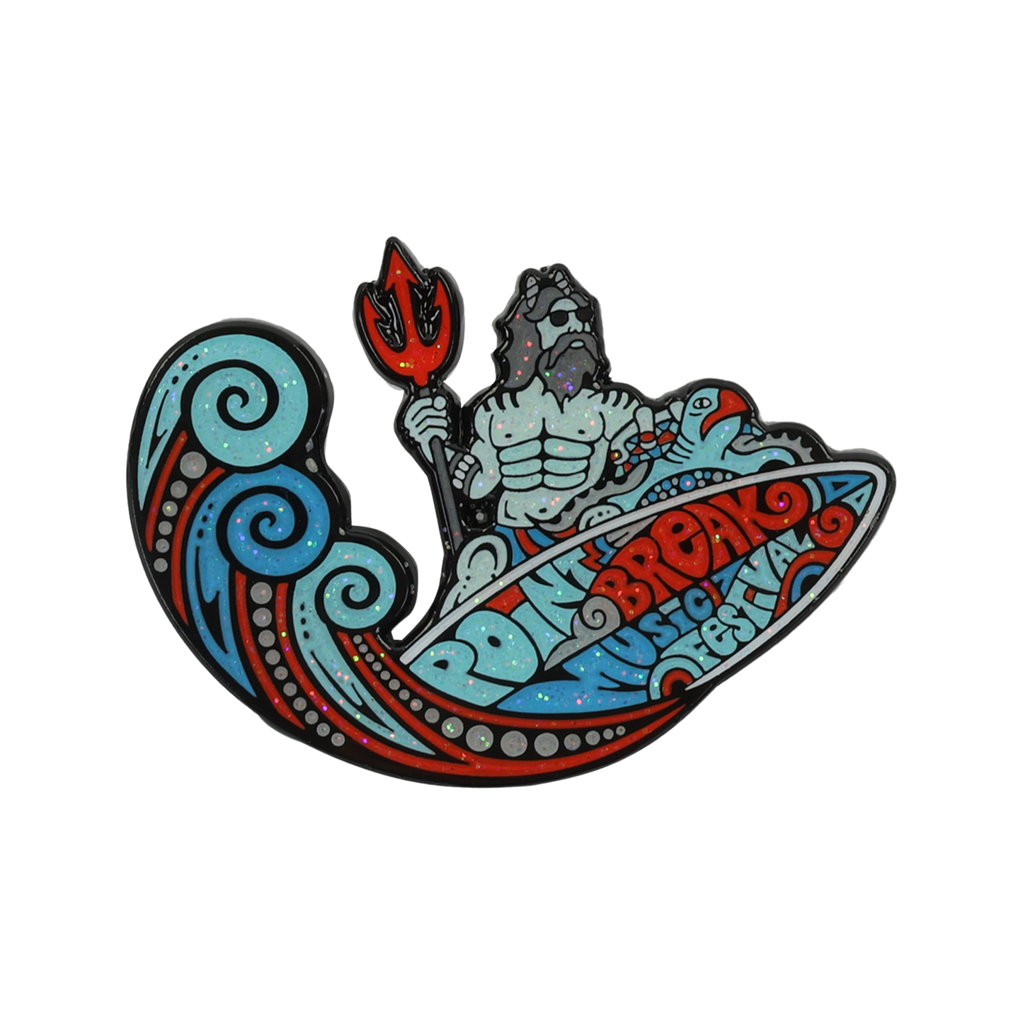 Neptune Pin Red/Blue