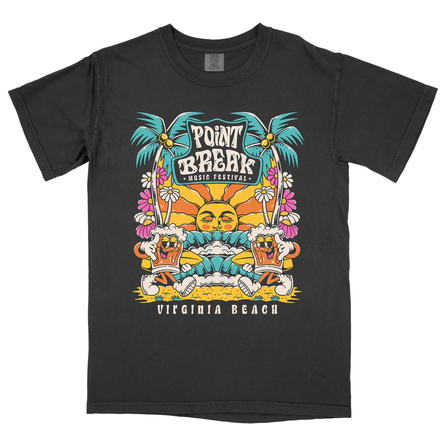 Point Break Line Up Tee